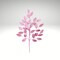 30" Pink Glossy Leaves Spray – Artificial Greenery Stem for Arrangements & Wreaths-86296PK